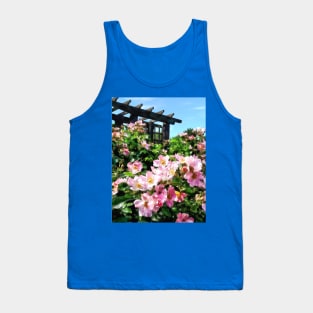 Pink Roses Near Trellis Tank Top